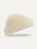 Essential Beanie in Oatmeal, front view