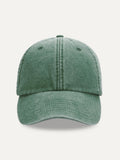 Essential Cap in Vintage Bottle Green, front view