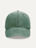 Essential Cap in Vintage Bottle Green, front view