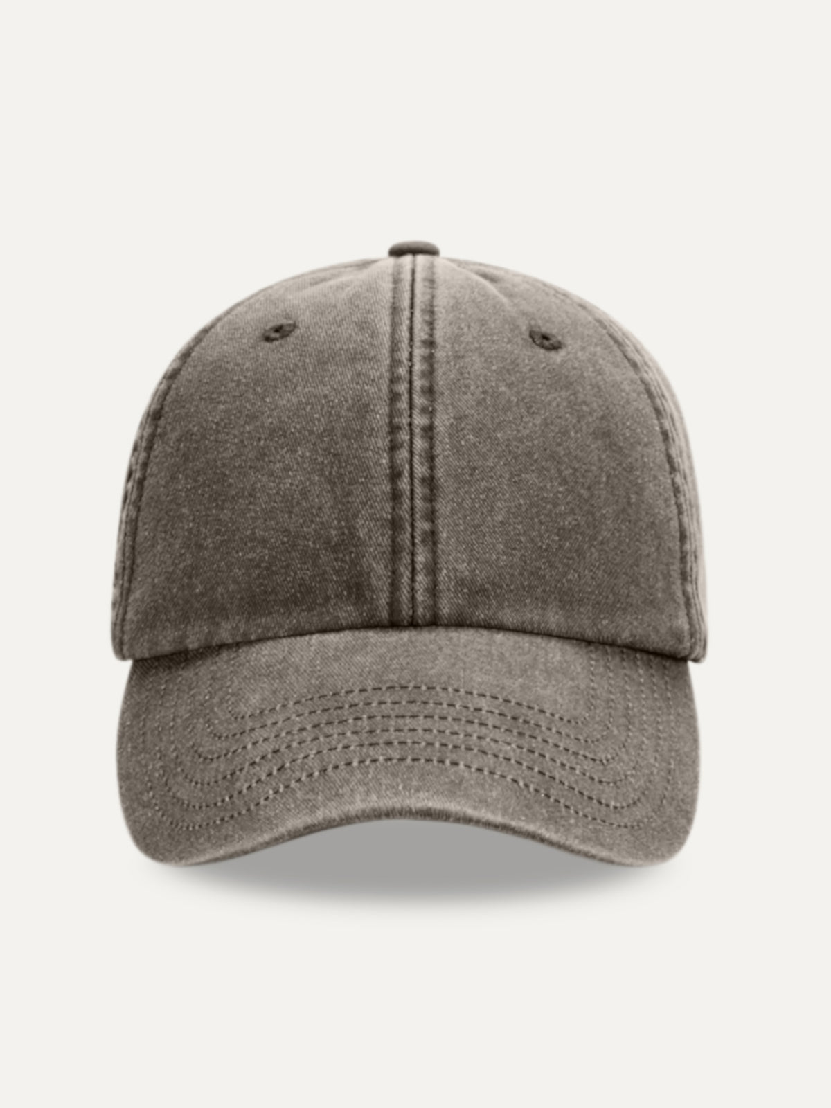 Essential Cap in Vintage Brown, front view