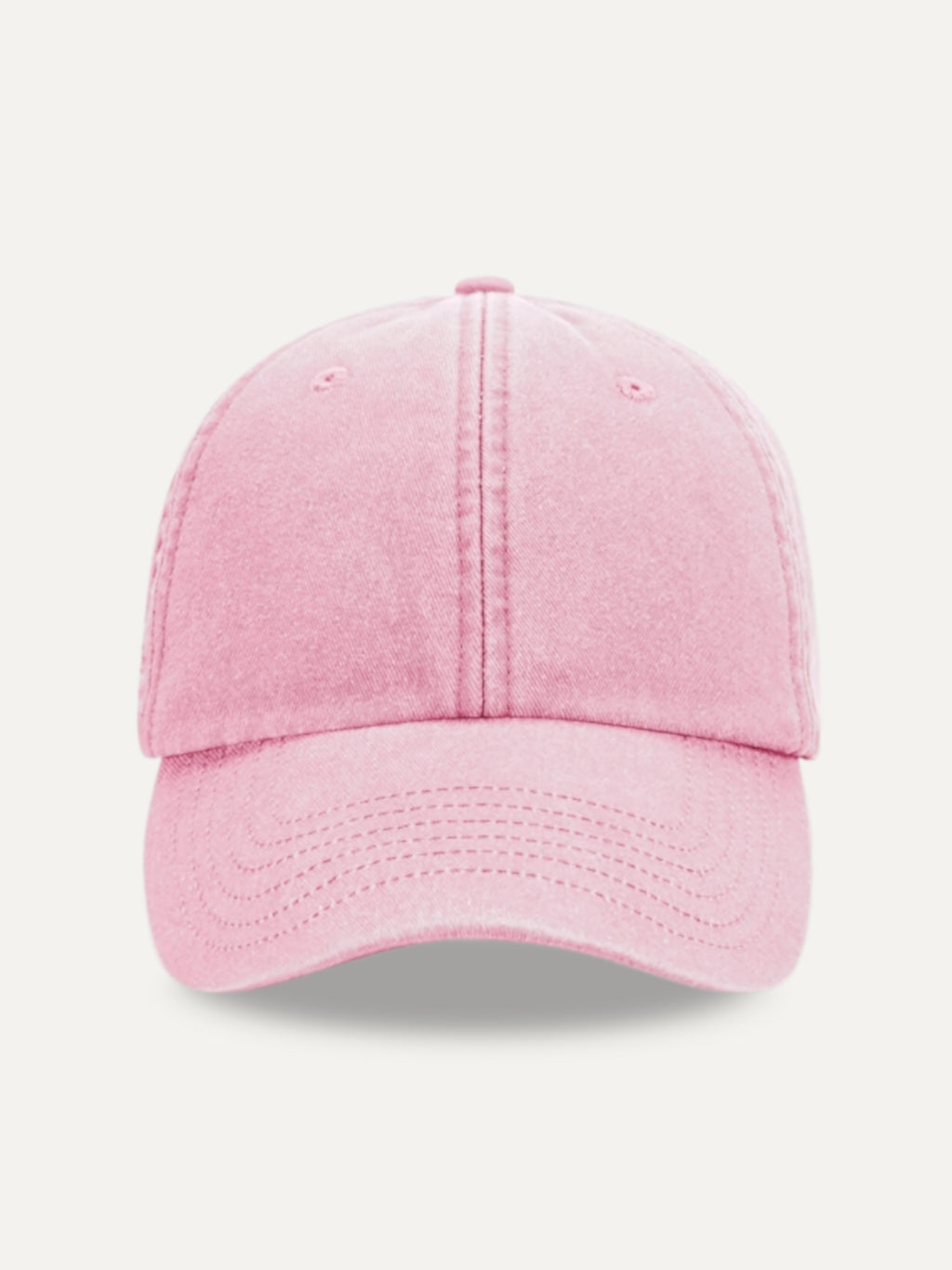 Essential Cap in Vintage Dusky Pink, front view