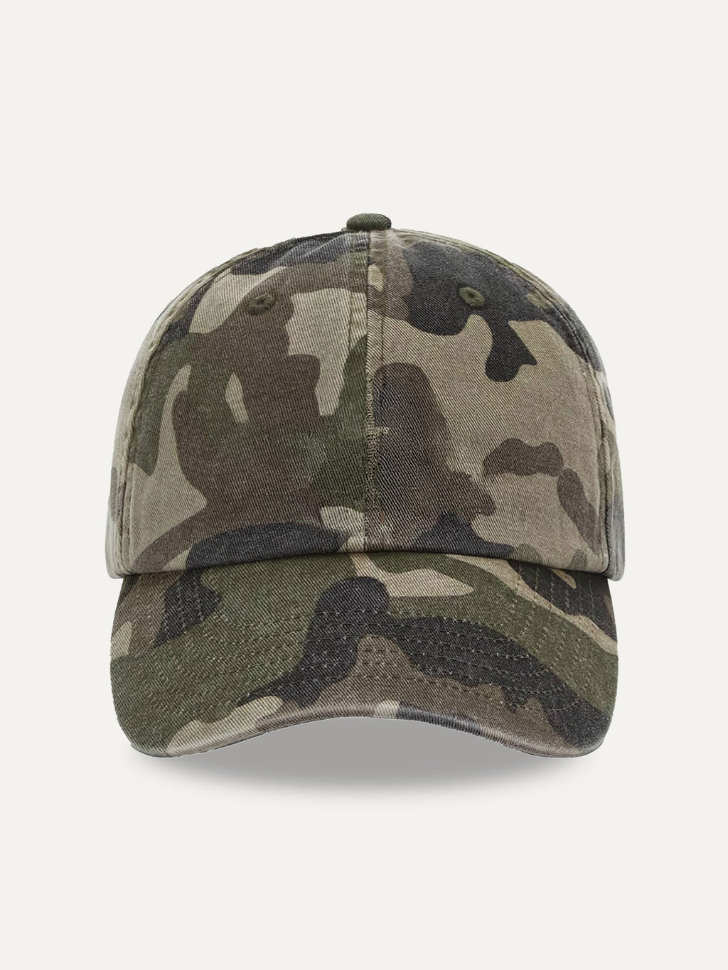 Essential Cap in Vintage Camo, side view