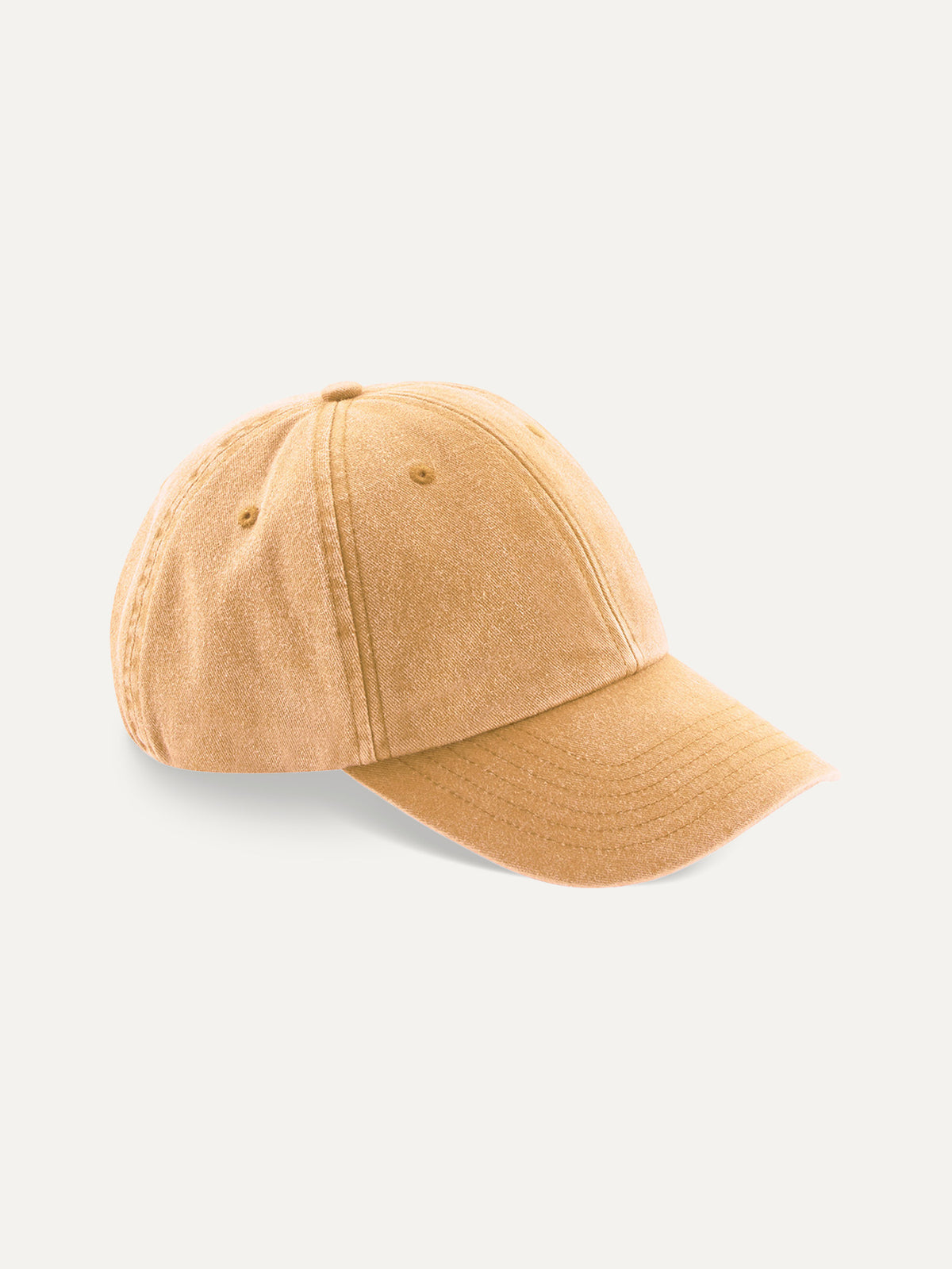 Essential Cap in Vintage Mustard, side view