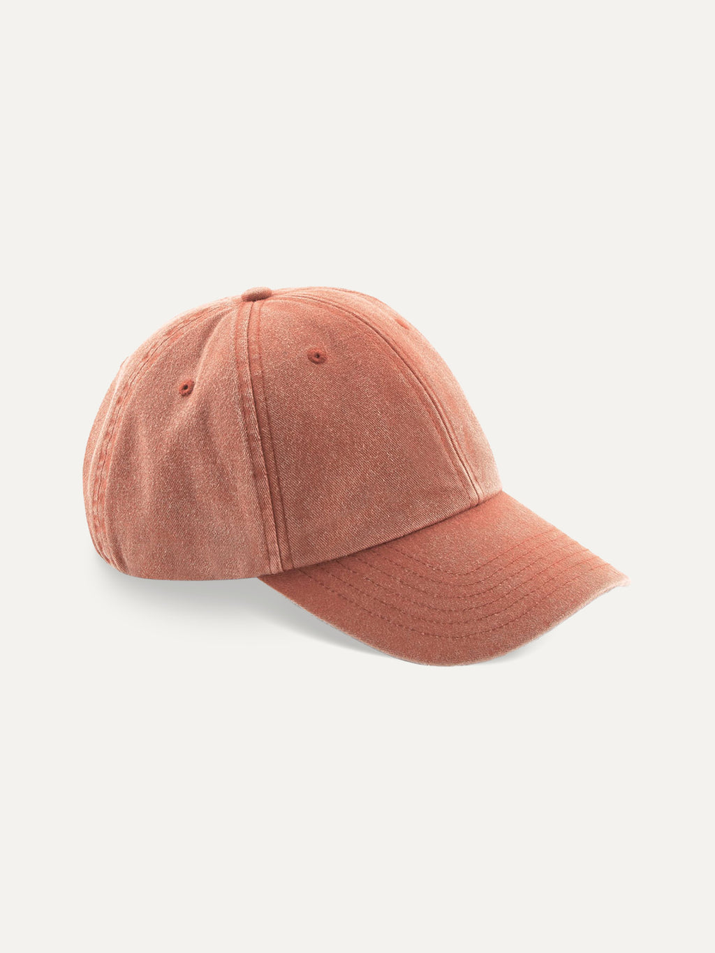 Essential Cap in Orange, side view