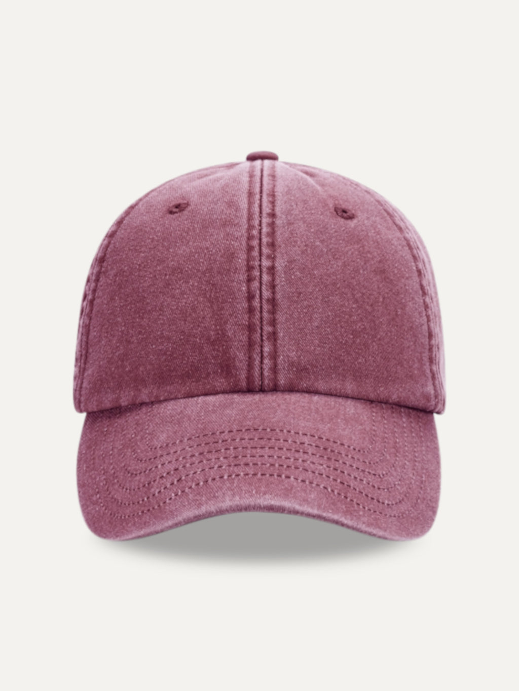 Essential Cap in Vintage Red, front view