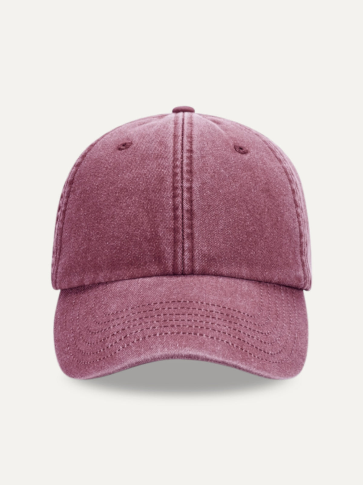 Essential Cap in Vintage Red, front view