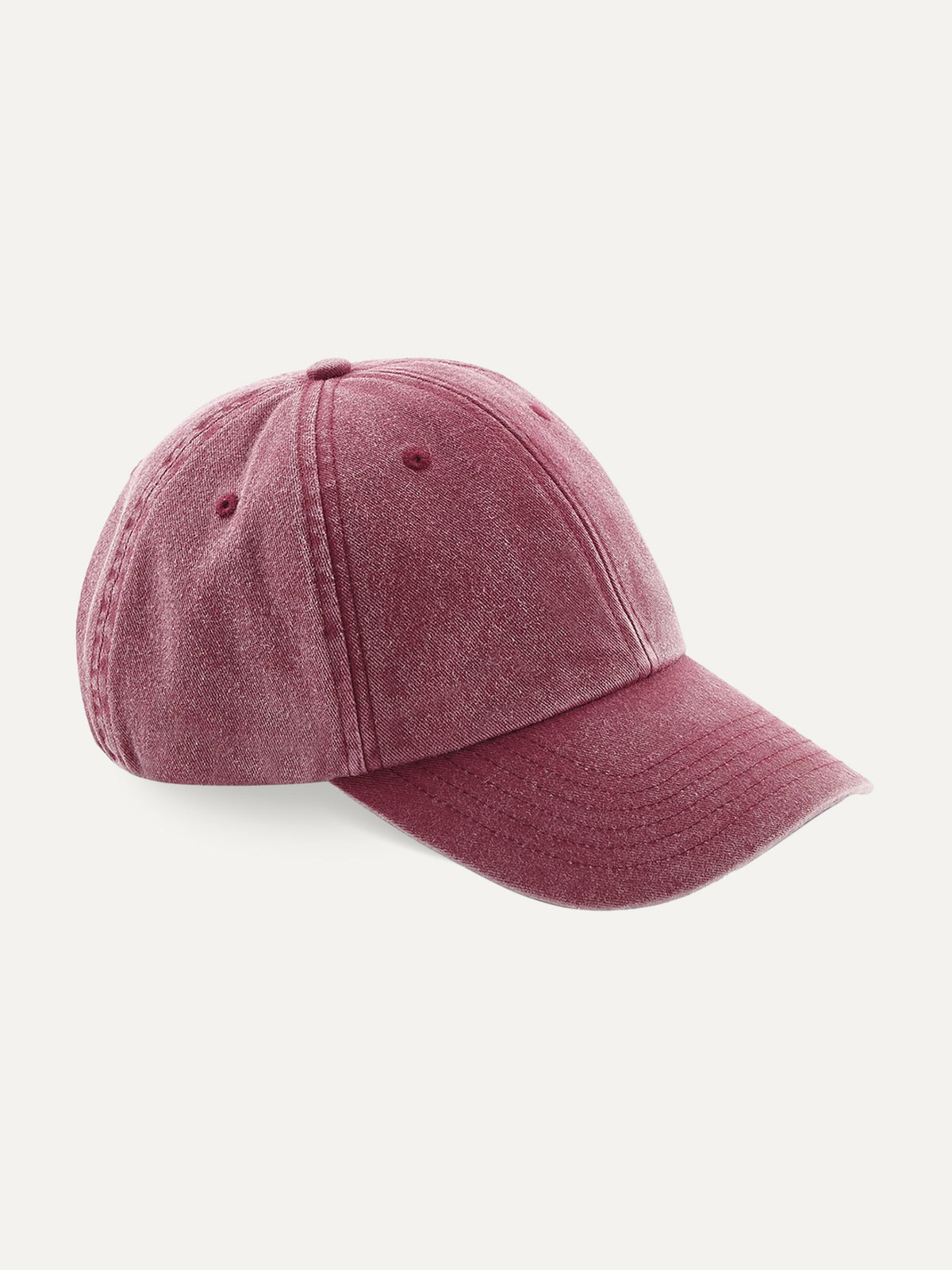 Essential Cap in Vintage Red, side view