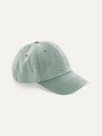 Essential Cap in Vintage Sage Green, side view