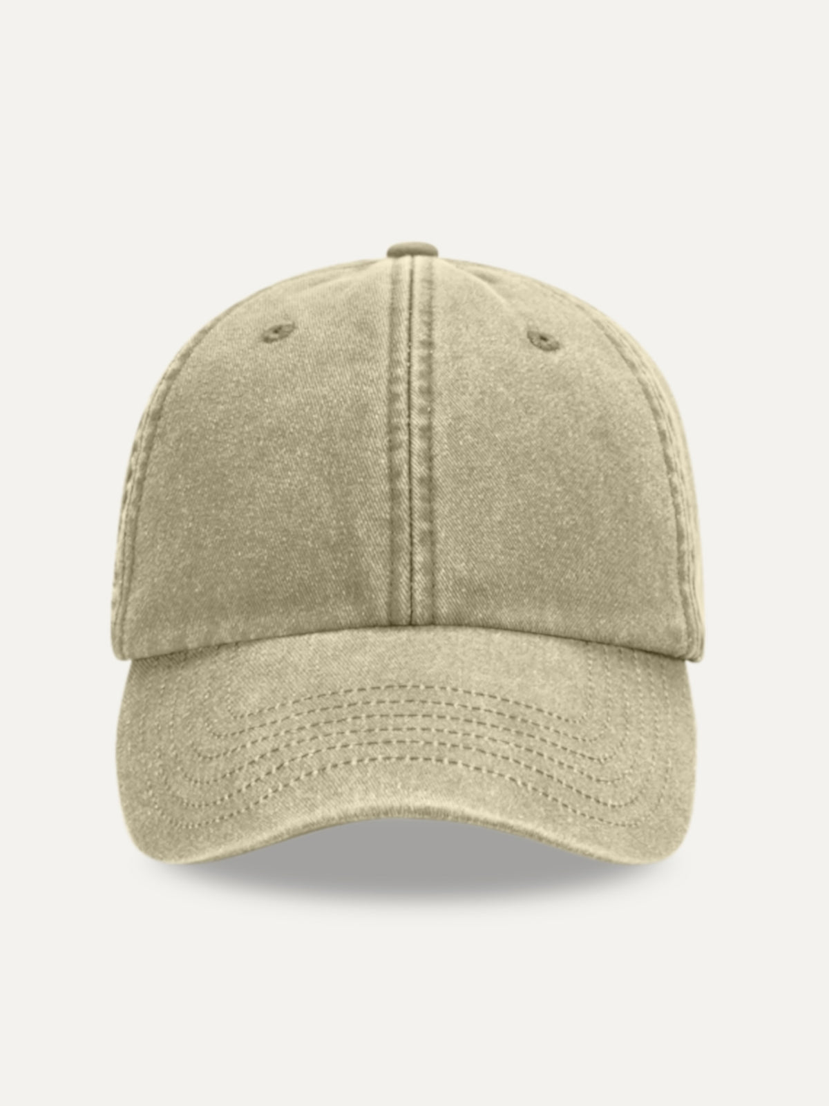 Essential Cap in Vintage Stone, front view