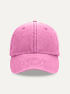 Essential Cap in True Pink, front view