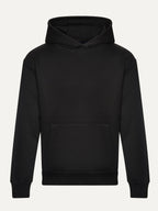 Essential Hoodie in Deep Black, front view